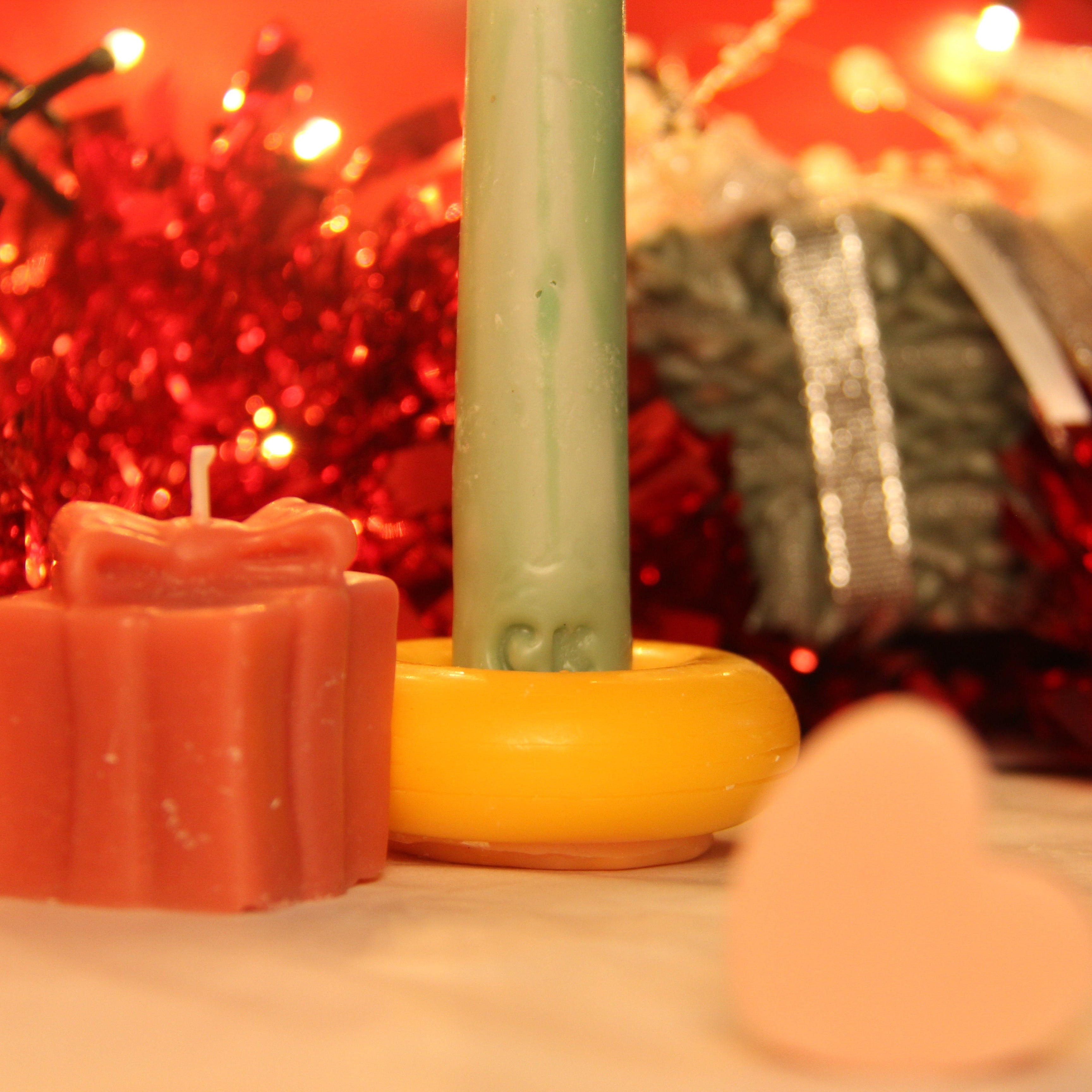 Vela Castiçal — Marble Flame