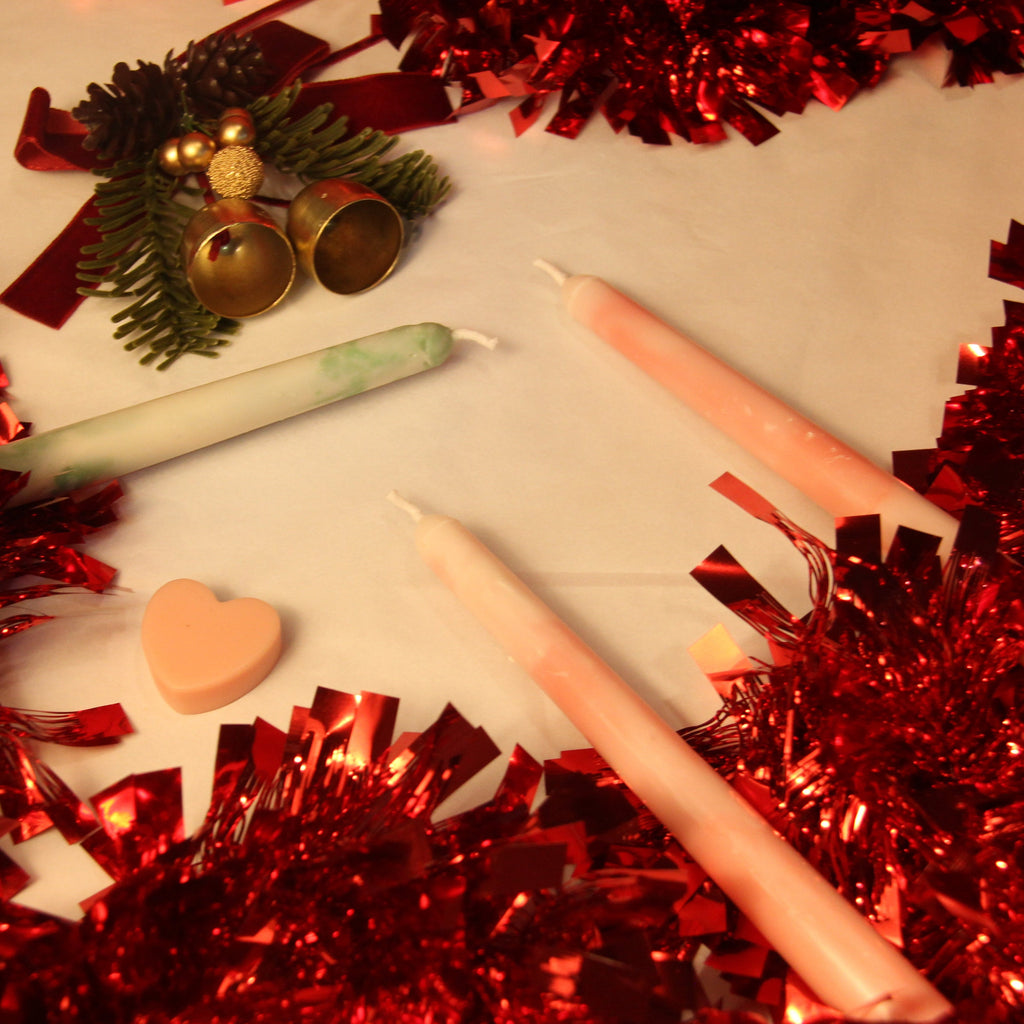 Vela Castiçal — Marble Flame